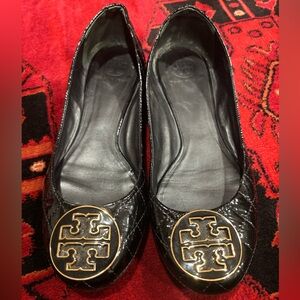 Black Tory Burch Flats